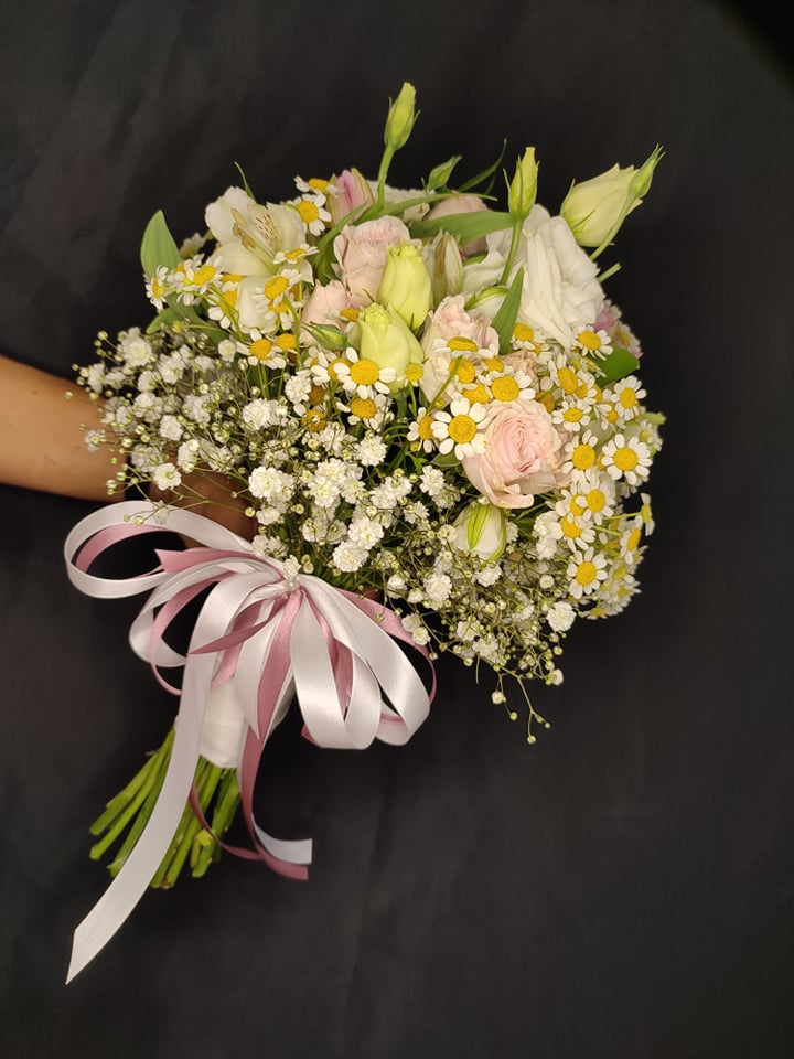 Bouquet da Sposa con Camomilla