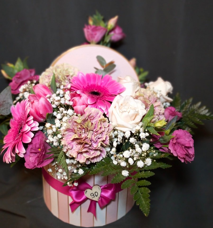 Box Flower fiorita