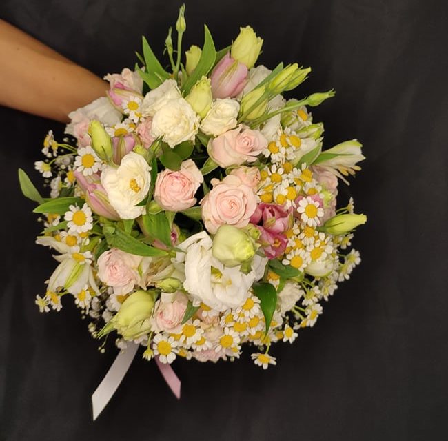 Bouquet da Sposa con Camomilla