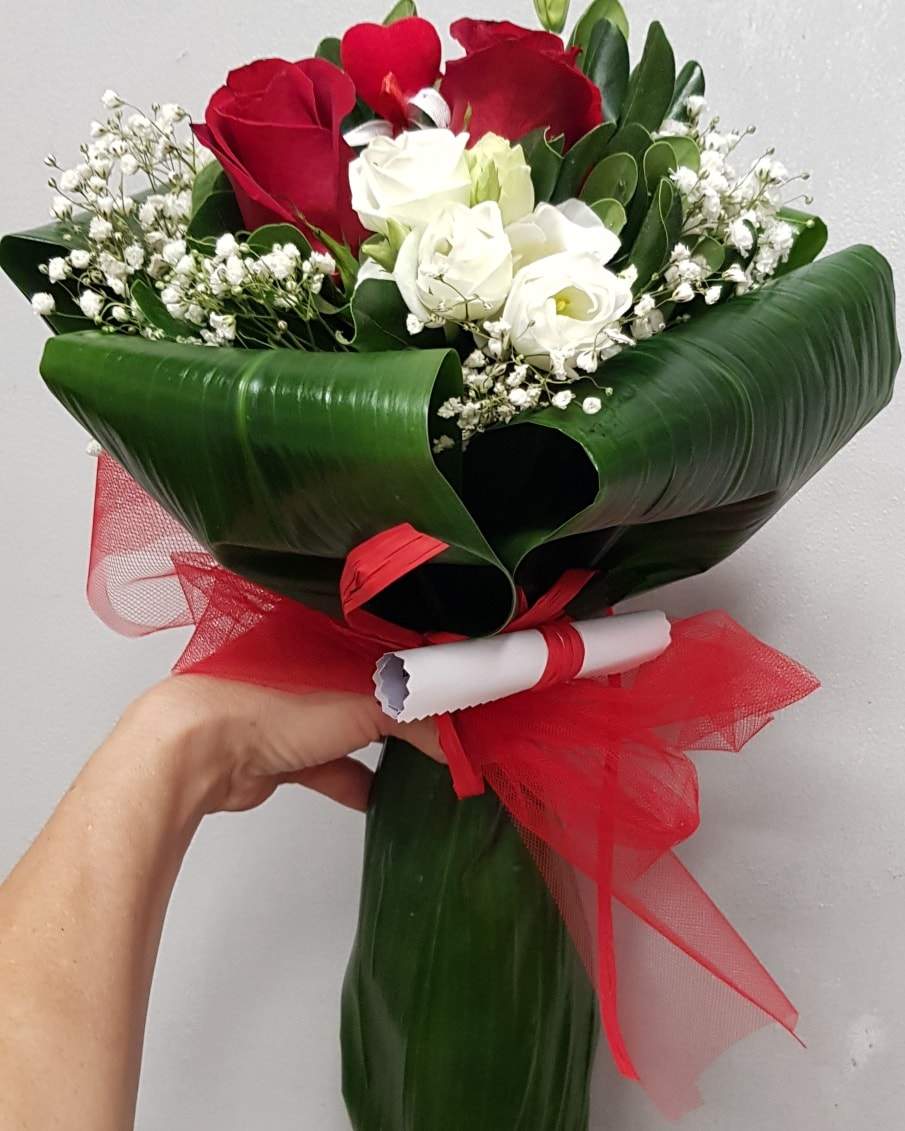 Rose Rosse e Aspidistra